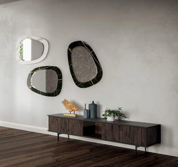 BRERA TV - Wood and glass sideboard by Ozzio Italia - view 3